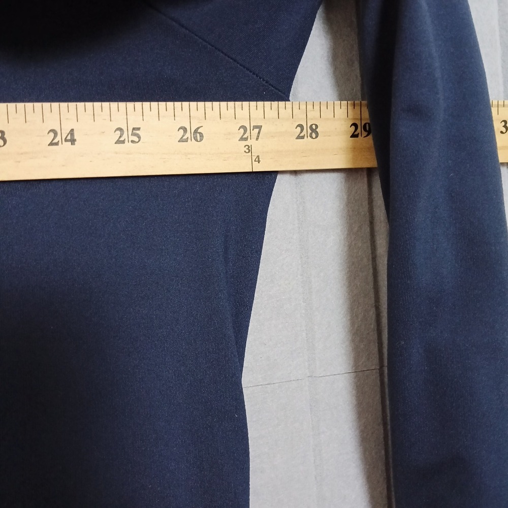 Nike Quarter Zip Pullover Men 3XL Navy Blue Excellent Dri-FIT Bio Protect Top - Picture 6 of 7